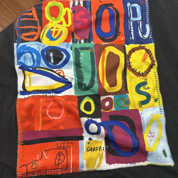 Bleecker Mercer T‎ Shirt Mens 2X Black Graffiti Artsy Graphic Grunge Y2K 90s - Picture 8 of 8